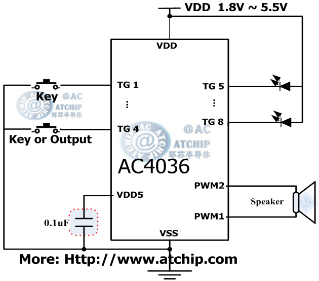 AC4036 diagram c|l(f)ЧƬC(j)MCUƵOTPZоƬ·ӾD