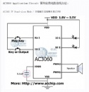 應(yīng)用電路簡單的OTP語音芯片原理資料(AC3060)